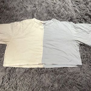 Hollister cropped tee
